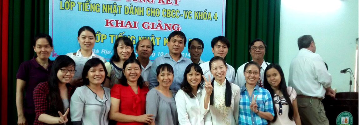 Khai giảng Khóa 4 lớp Tiếng nhật dành cho Cán bộ viên chức Tỉnh BRVT